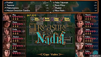 Preview 1 of Sivia Saenz - TREASURE OF NADIA #119 &bull_ Fingering and licking a dripping pussy