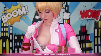 Preview 4 of White Girl Sex Black Man Group - Marvel&#039_s Gwenpool Breaks The 4th Wall and Fucks The Viewer