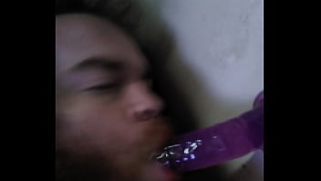 Preview 3 of Milf High Definition Compilation - Sucking on my new dildo