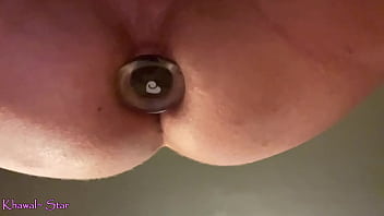Preview 4 of Vanessa Shrp - Khawal Glass Butt Plug Closeup Ass Worship