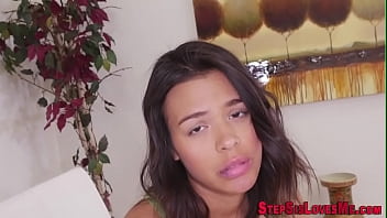 Preview 3 of Outdoor Jakol - Latina teen stepsis gives head to big cock