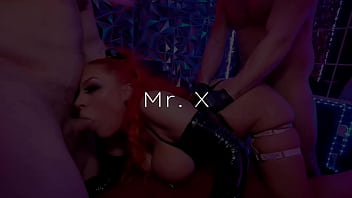Preview 1 of Father And Son Xxxxx - Ms. Red X Gets Double Stuffed Trailer