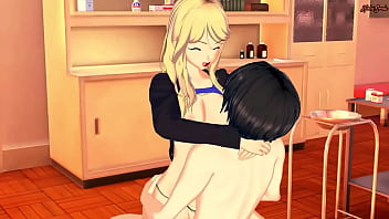 Preview 3 of Tube Sex School - SCP 105 fingers her pussy before riding a guys cock in a chair - SCP Foundation Hentai.