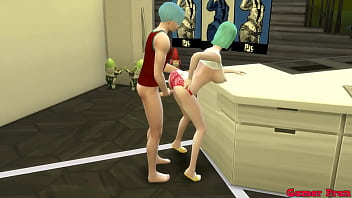 Preview 3 of Xxx America - Bulma Madrastra y Esposa Epi 6 Mi Madrastra esta cocinando con ropa muy sexi casi Desnuda y me la Follo duro Cuando mi Padrastro se va a Trabajar Todo el dia Complace a su Hijastro como una Puta NTR Dragon Ball Hentai