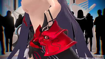 Preview 2 of Hostal Girl Finger Sex Selfie - MMD Dance Sex Herrscher Raiden Mei (Submitted by xM Hy)