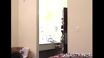 Preview 1 of Batroom Garles - Romantic first timer fucks in a non-stop hardcore