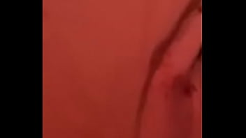 Preview 3 of Lez Water - Wanking my hard cock whilst having a dildo inside me