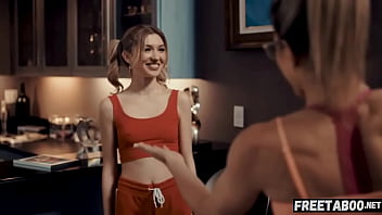 Preview 1 of Strong On Amateurwife - Coach Lures Teen Cheerleader Into Sex With Her And Her Husband! (Cory Chase &amp_ Mackenzie Moss) - Full Scene On FreeTaboo.Net