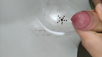 Preview 2 of Ohio Blonde - Taiwan chubby jerk in public toilet