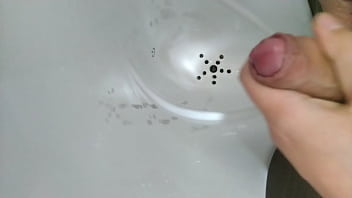 Preview 1 of Ohio Blonde - Taiwan chubby jerk in public toilet