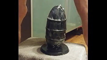 Preview 1 of Sex Walk Water - Sitting on Fat Dildo