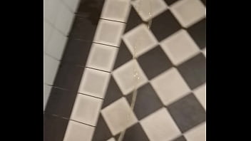 Preview 2 of Nympho Tied - Public toilet piss