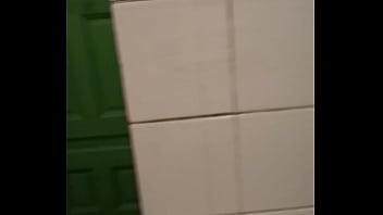 Preview 1 of Nympho Tied - Public toilet piss
