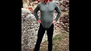 Preview 2 of Hucow Lactation - Opaque tights for dance