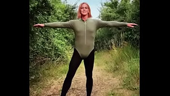 Preview 3 of Hucow Lactation - Opaque tights for dance