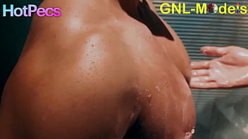 Preview 1 of Xx Rape Hot Video - Hot Pecs getting worshipped and played in the shower!