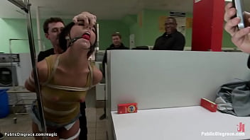 Preview 2 of Normal Xxx Viden Dounload - Bound teen fucked at laundromat