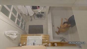 Preview 2 of Sexxxx B - Spy cam hidden in the shower vents fan
