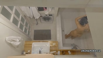 Preview 4 of Sexxxx B - Spy cam hidden in the shower vents fan