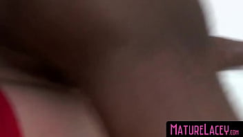 Preview 4 of Ntalia Star Cum In Mouth - MatureLacey.com - Granny&#039_s blowjob after a sensual nipple play and foreplay