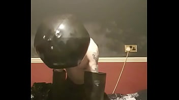 Preview 4 of Sumana Gomas Fuck Videos - Latexhexs stripping out of puffer jacket and latex