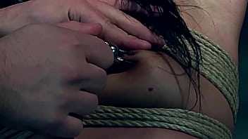 Preview 2 of 18 Gril Pussy - Dirty cop sex slaves series. Tamed wild cat. Part 1. Soon she gets chest harness,  weighted nipple clamps,  spits on her face,  he spits into her mouth,  then he roughly finger fucks her. She has her next bound orgasm,  painful and harsh...