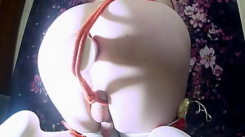 Preview 1 of Xxx Xxx Monalisa Video - [EroNekoKun] - Hardcore Shibari and Furry Dildo in My Ass