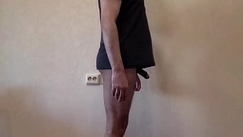 Preview 2 of Sexy Big Ass Ho In Yoga Pants - my half-nude workout