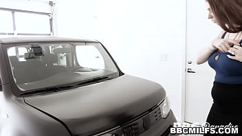 Preview 1 of Full Monday - Busty MILF Alex Chance is having a Car Problem,  and what is left to do is go to her neighbors house and get some fucking help