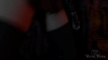 Preview 4 of 9 Month Pregnant Gangbang Rape - Lara croft get fucked by Tifa (Lara&#039_s part 03 [TheRopeDude])