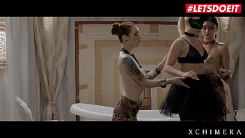 Preview 2 of Top Of Mia Khalifa - LETSDOEIT - #Vinna Reed #Ricky Rascal - Masked Mistress Takes It Hard From Her Elite Boyfriend
