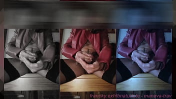 Preview 4 of Bigesst Ass In The World - je fais ma salope et me branle en Travesti,  belle &eacute_jaculation, 
