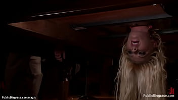 Preview 2 of Findwife Porn Sites - Busty blonde anal gangbang in public