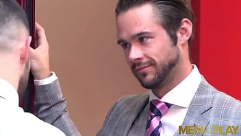 Preview 1 of Lesbian Penis Belt - MENATPLAY Gays In Suits Mike De Marko And Sunny Colucci Fuck