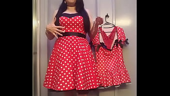 Preview 1 of Ass Expertise - Old Minnie Mouse Costume Vs. New Minnie Mouse Costume