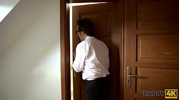 Preview 1 of Mon Chubby - DADDY4K. Experienced guy penetrates hot GF while guy