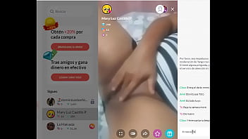 Preview 2 of Mom Kitchan Rpar - Madura dominicana masturbandose en un live de tango