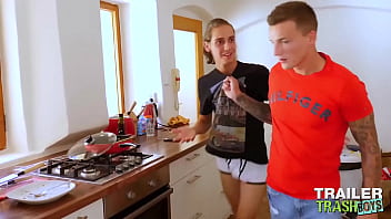 Preview 1 of Real Accident - TRAILERTRASHBOYS Young Jake Olsen And Dom Ully Raw Fuck