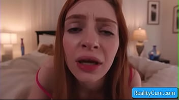 Preview 2 of Bisaya Youjizz - Sexy redhead slut teen Aaliyah Love get her pussy pounded hard doggy style by monster white fat cock