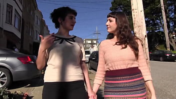 Preview 1 of Brzeers - hairy lesbian with natural big boobs