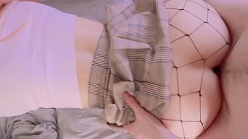 Preview 4 of Masha Babko Ir2 - Teen in Skirt quick Fucked Anal and Pussy
