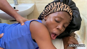 Preview 3 of Xxx Rsky - I bang my slutty maid in the restroom: Vera,  Saint.