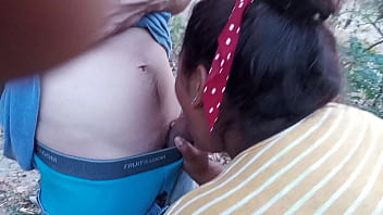 Preview 2 of Xvideos Tsubasa Amami - Una mamada al aire libre