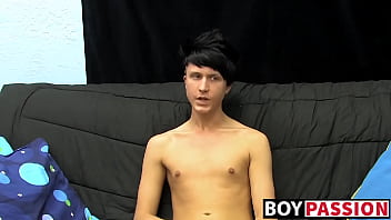 Preview 2 of Japan Mom Xxxx Son - Throbbing cock teen Chad masturbates in passionate solo