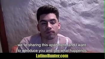 Preview 1 of Unaware Record - 2 Straight Latinos getting kinky- LatinoHunter.com
