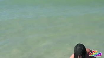 Preview 3 of Young Man Brazzer - Two PAWGs eating pussy on a jet ski
