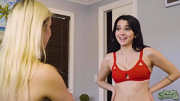 Preview 2 of Seel Pharh - Aria Banks and Riley Jean looking so hot in their bikini suits