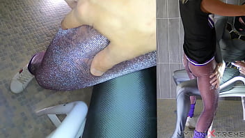 Preview 3 of Cum Panty And Wear - Naomie Loup with purple lurex pantyhose