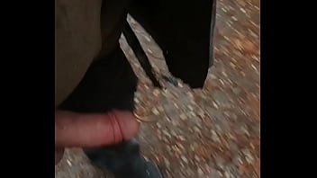 Preview 1 of Fake Alia Bhatt - Walking with my cock out.