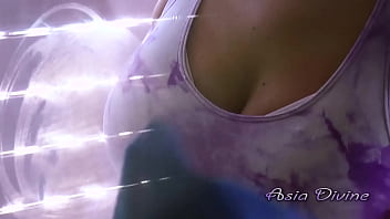 Preview 1 of Xxx Siex Love Move Hd Sitore - Approfitto della cameriera che si masturba per sborrare dentro la sua figa - Asia Divine